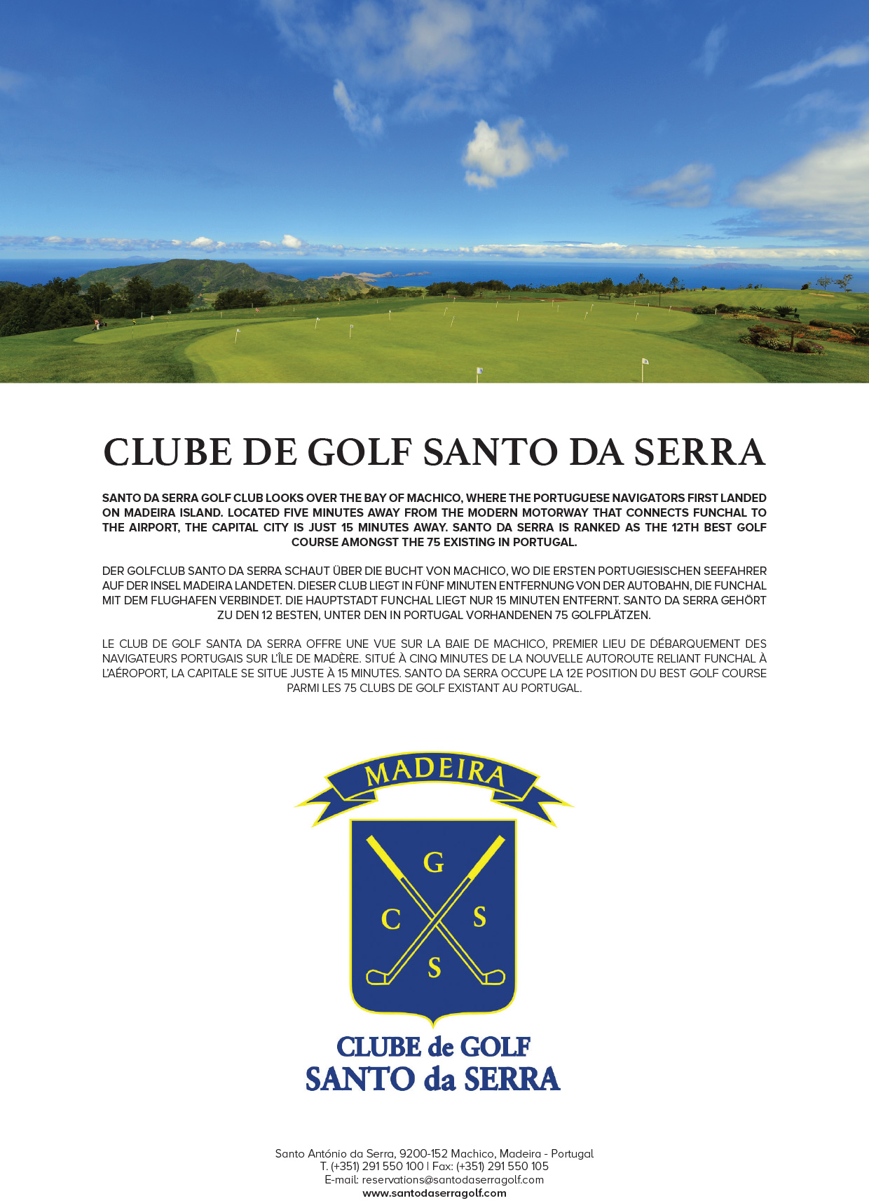 Clube de Golf Santo da Serra